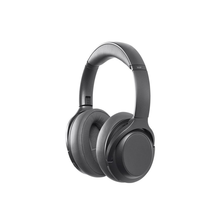 Monoprice BT 600ANC Bluetooth Over Ear Headphones with Active Noise Cancelling ANC Qualcomm aptX HD Audio AAC Touch Controls 40hr Playtime