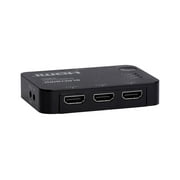 Monoprice Blackbird 4K 3x1 HDMI 2.0 Slim Switch - Black |4k @ 60Hz, HDCP 2.2 Compliant, HDR, Dolby TrueHD Support And IR Remote Control