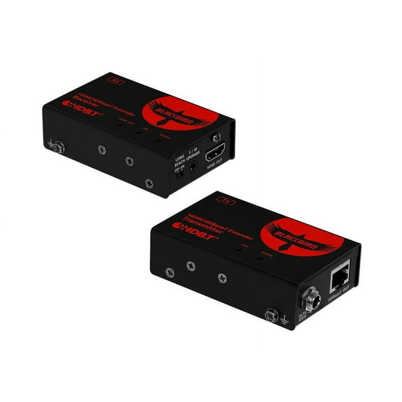 Monoprice Blackbird 4K HDMI HDBaseT Extender [TAA] Over Single Cat6a, Up To 100m (328ft) HDCP 2.2, plus 3D and Deep Color, 4096  2160 @ 60 Hz