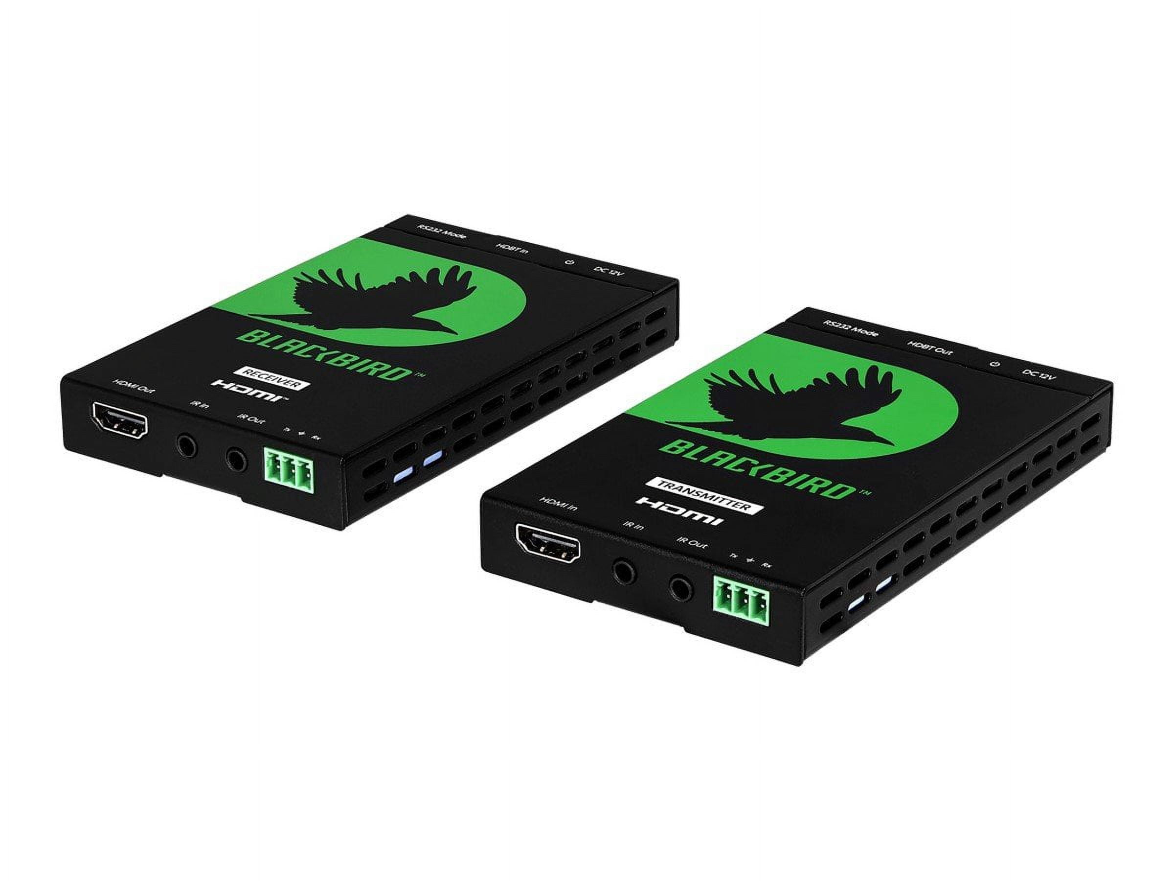 Monoprice Blackbird 4k Pro Hdbaset Extender Kit Monoprice Blackbird 4K Pro HDBaseT Extender Kit, IR, 70m with PoC