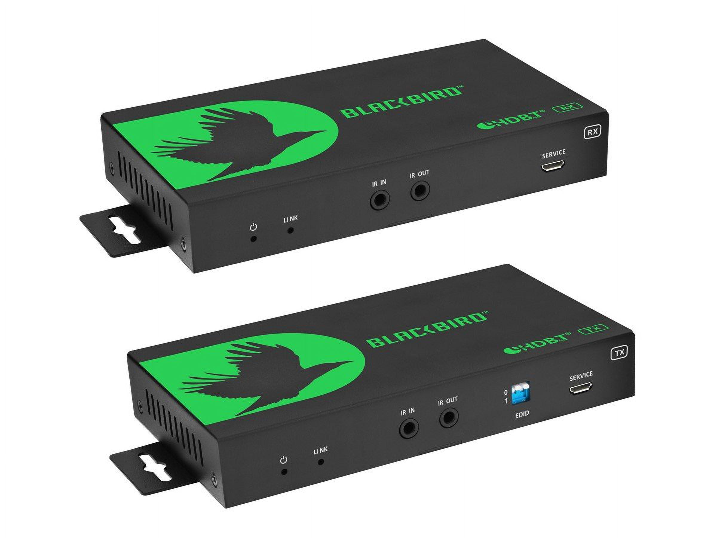 Monoprice Blackbird Advanced HDBaseT 3.0 Extender, 4K60 HDMI 2.0b and HDCP  2.2, Up to 4K2K@60Hz (YUV 4:4:4), 18Gbps Video Bandwidth - Pro‑Sumer Series  - Walmart.com