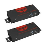 Monoprice Blackbird Pro-Series 18Gbps HDBaseT Extender (150m) and KVM with USB 2.0, 4K2K@60Hz YUV 4:4:4 Video Resolution, HDR, HDR10, HDR10+, Dolby Vision, HLG