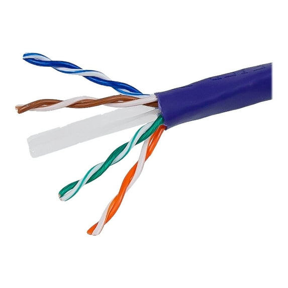 Monoprice - Bulk cable - 1000 ft - UTP - CAT 6 - stranded - purple