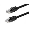 thumbnail image 1 of Monoprice Cat5e Ethernet Patch Cable - 1 Feet - Black | Network Internet Cord - RJ45, Stranded, 350Mhz, UTP, Pure Bare Copper Wire, 24AWG, 1 of 6