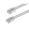 thumbnail image 1 of Monoprice Cat5e Ethernet Patch Cable - 7 Feet - Gray | Network Internet Cord - RJ45, Stranded, 350Mhz, UTP, Pure Bare Copper Wire, 24AWG - Zeroboot Series, 1 of 3