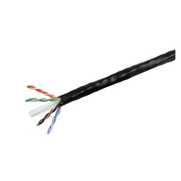 SatMaximum CAT6 Plenum CMP Cable 1000FT - 23AWG Solid CCA - White/Blue/Black