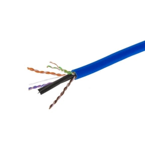 Monoprice Cat6 Ethernet Bulk Cable - 1000 Feet - Blue | Network Internet Cord - Solid, 550Mhz, UTP, CMP, Plenum, Pure Bare Copper Wire, 23AWG, No Logo