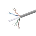 thumbnail image 1 of Monoprice Cat6 Ethernet Bulk Cable - Network Internet Cord - Solid, 500Mhz, UTP, CMR, Riser Rated,  Pure Bare Copper Wire, 23AWG, 1000ft, Gray, 1 of 6