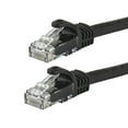 thumbnail image 1 of Monoprice Cat6 Ethernet Patch Cable - 20 Feet - Black | Network Internet Cord - Snagless RJ45, Stranded, 550Mhz, UTP, Pure Bare Copper Wire, 24AWG - Flexboot Series, 1 of 6