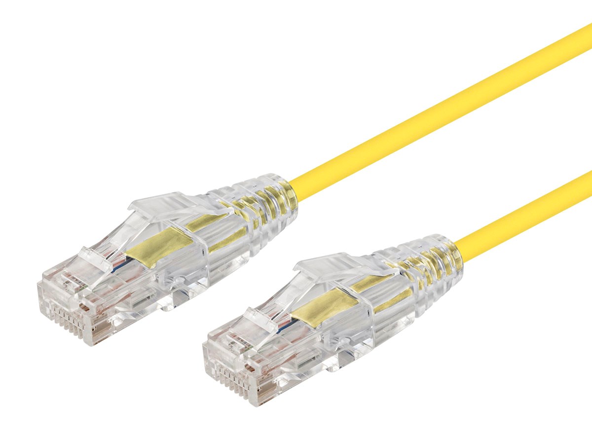 Monoprice Cat6 Ethernet Patch Cable - 5 Feet - Yellow | Network ...