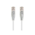 thumbnail image 1 of Monoprice Cat6 Ethernet Patch Cable - 50 feet - White | Snagless RJ45 Stranded 550MHz UTP CMR Riser Rated Pure Bare Copper Wire 28AWG - SlimRun Series, 1 of 5