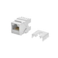 Dual Rj45 Keystone Monoprice Cat6 RJ45 180-Degree Dual IDC Keystone for 22-24AWG Solid ...