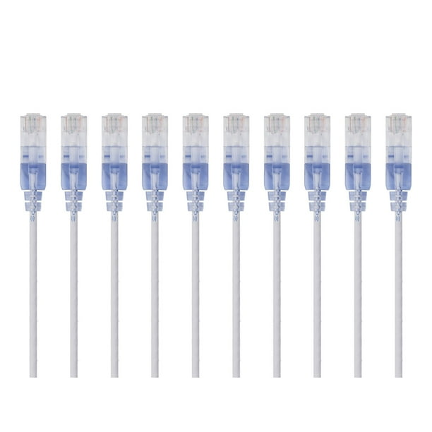 Monoprice Cat6A Patch Cable 1 Feet White Network