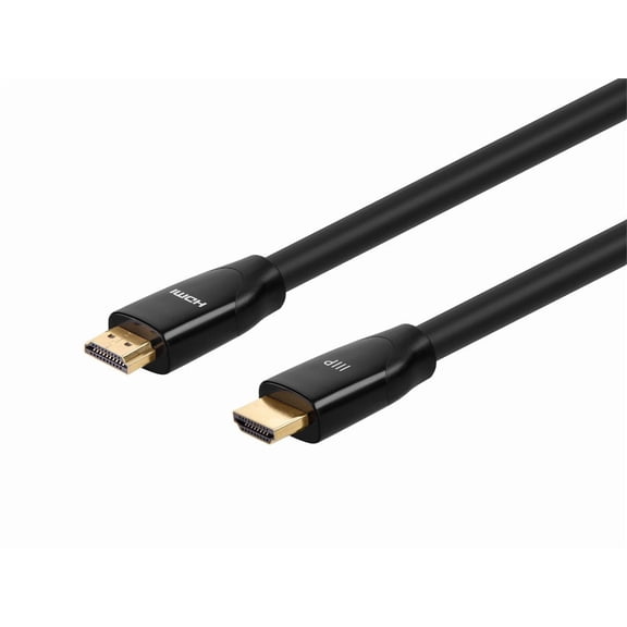 Monoprice HDMI Cable - 10 Feet - Black | Certified Premium, High Speed, 4k@60Hz, HDR, 18Gbps, 28AWG, YUV 4:4:4, Compatible with UHD TV and More