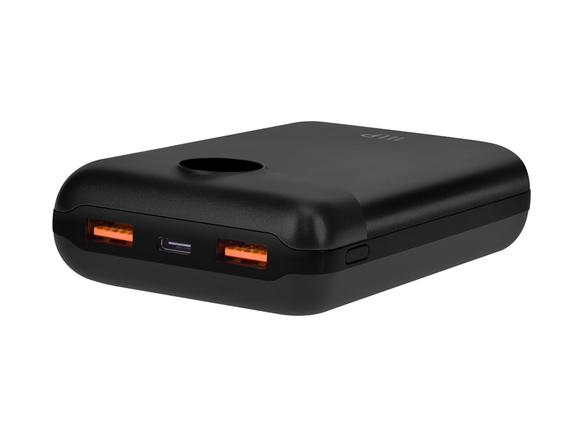 Monoprice Compact USB-C 20,000 mAh Power Bank with PD 20W and QC 3.0 Fast Charging, Built-In Digital LED Display, For 14 Pro Max, iPhone 14 Pro, AirPods, iPad, Samsung Galaxy S23, S23+, Ultra