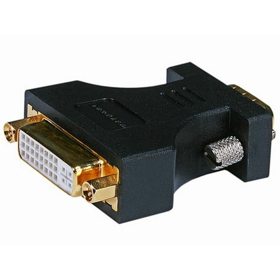 Monoprice HD15(VGA) Male to DVI-A Female Adapter (Gold Plated Connector) For Use With Analog DVI Monitors