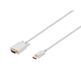 thumbnail image 1 of Monoprice Video Cable - 3 Feet - White | 28AWG Display Port to VGA Cable, Gold Plated Connectors, 1 of 6