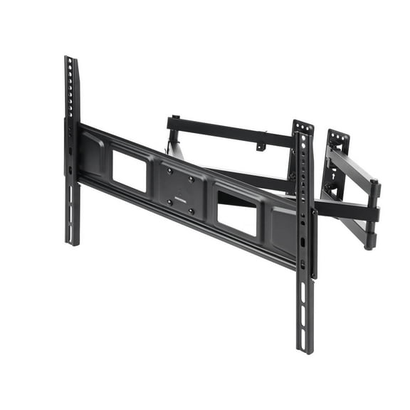 Monoprice Corner Friendly Full-Motion Articulating TV Wall Mount Bracket For TVs 32in to 70in, Max Weight 99lbs, VESA Patterns Up to 600x400, Fits Curved Screens - Cornerstone Series