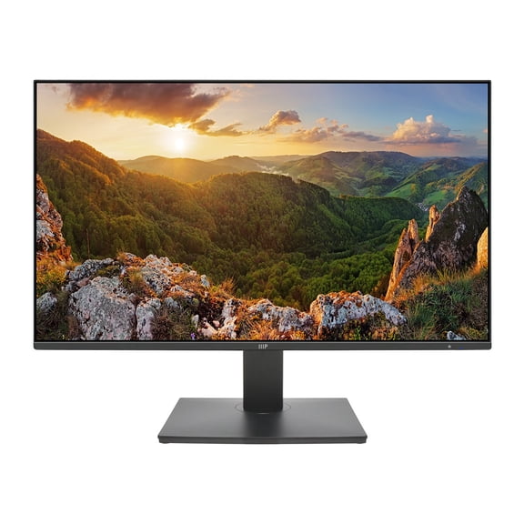 Monoprice CrystalPro 24" 1080p IPS LCD 75 Hz Computer Monitor, Black, 144029