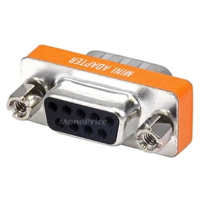 Monoprice DB9, M/F, Null Modem Mini Type, Used To Connect 2 Computers Or Other Devices For File Transfer