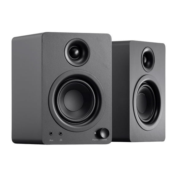 Monoprice DT-3 50-Watt Multimedia Desktop Powered Speakers, 40 Watts RMS, Near Field Frequency Response, For Mobile, Computer, and Audio Equipment