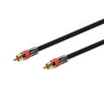 thumbnail image 1 of Monoprice Digital Coaxial Audio Cable - 50 Feet - Black | High Quality RG6 RCA CL2 Rated, Gold plated, 1 of 6