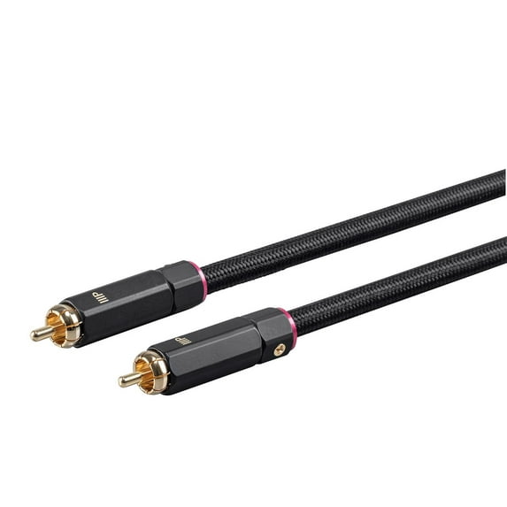 Monoprice Digital Coaxial Audio/Video Cable - 50 Feet - Black | RCA Subwoofer CL2 Rated, RG-6/U 75-ohm - Onix Series