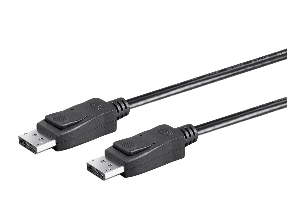Monoprice DisplayPort 1.4 Cable - 3 Feet - Black | For Computer, Desktop, Laptop, PC, Monitor, Projector, Dell, ASUS, and More - Select Series