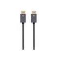 thumbnail image 1 of Monoprice DisplayPort 1.4 EasyPlug Nylon Braided Cable - 12 Feet Gray (10 Pack) 8K@60Hz, HDR Support, Up to 32.4 Gbps, For Laptop PC TV Gaming Monitor, 1 of 4