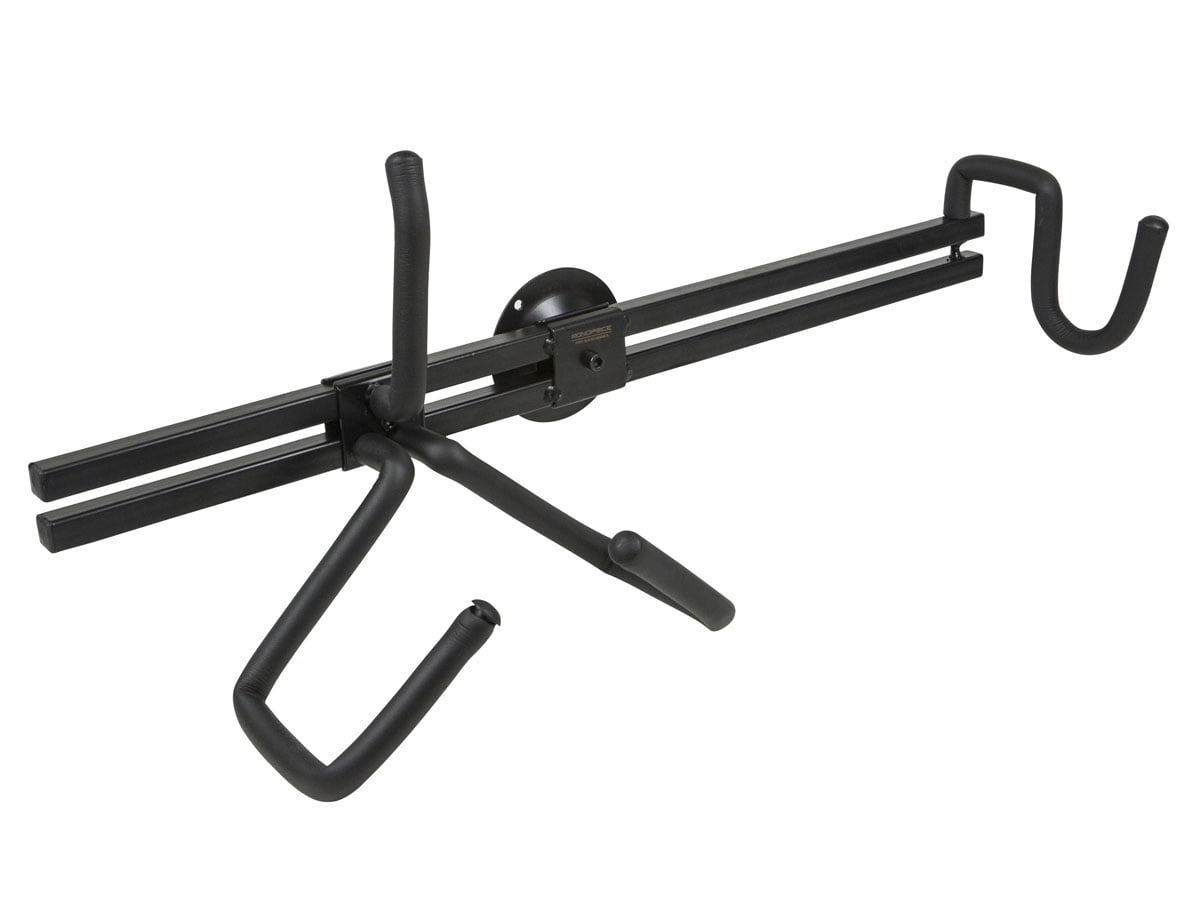 Monoprice Electric Guitar Wall Mount, Black, Horizontal Hanger / Holder, 23in Bracket Length, Store or Display For All Standard Sized Electric Guitars