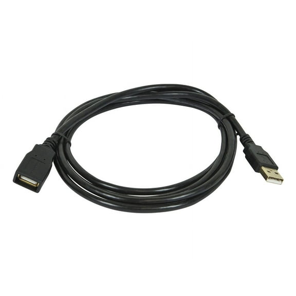 Monoprice 15' USB A to USB A Cable Male to Female Black (105435)
