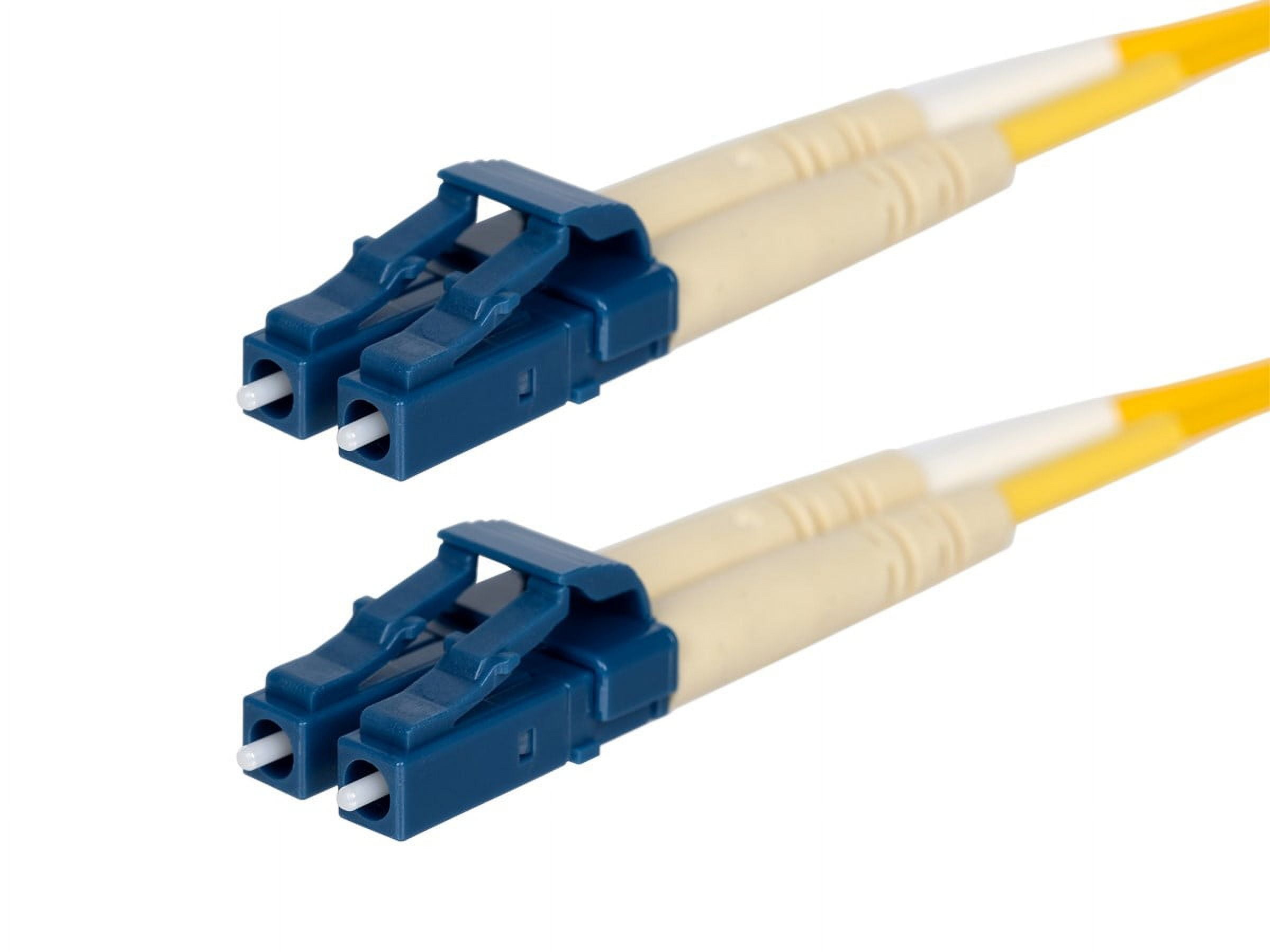 Monoprice Fiber Optic Cable - 1 Meter - Yellow | LC to LC, 9/125 Type ...