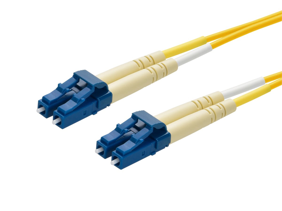 OS2 LC/SC Plenum Duplex Fiber Patch Cable - Singlemode 9/125, 4 Meter Length, OFNP Rated