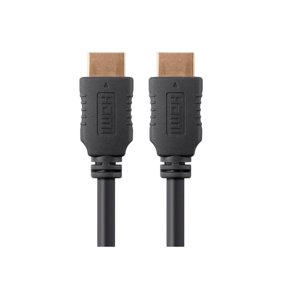 Monoprice HDMI Cable - 20 Feet - Black | High Speed, 4K@60Hz HDR, 18Gbps, 26AWG, YUV 4:4:4, Compatible with UHD TV and More - Select Series