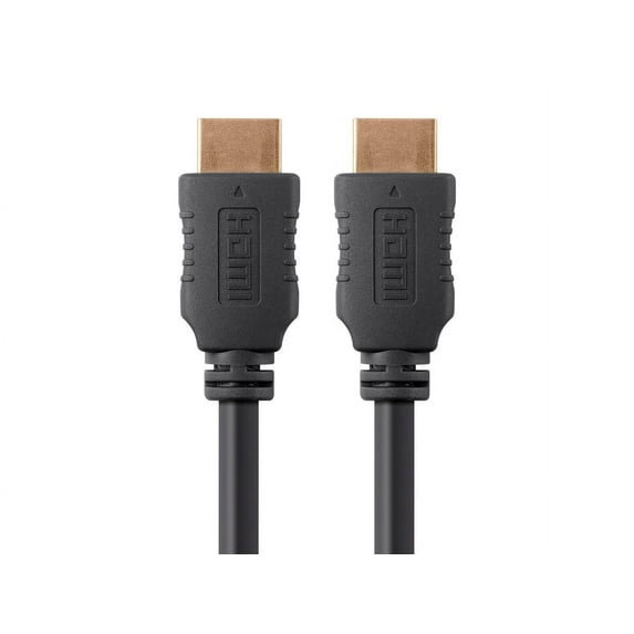 Monoprice HDMI Cable - 25 Feet - Black | High Speed, 4K@60Hz, HDR, 18Gbps, 26AWG, YUV 4:4:4, Compatible with UHD TV and More - Select Series