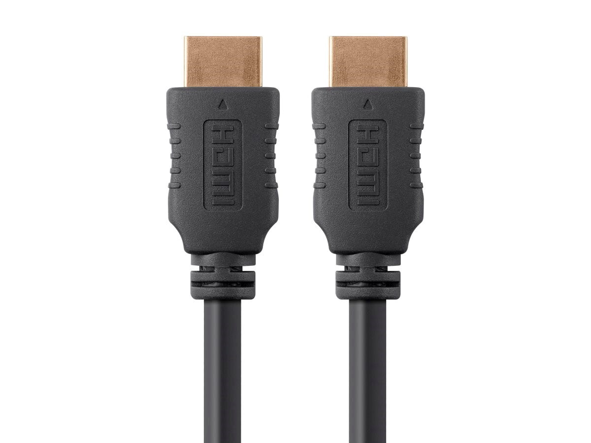 Monoprice HDMI Cable - 30 Feet - Black | High Speed, 4K@60Hz HDR, 18Gbps, 26AWG, YUV 4:4:4, Compatible with UHD TV and More - Select Series