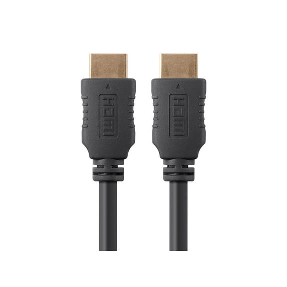 Monoprice HDMI Cable - 6 Feet - Black | High Speed, 4K@60Hz, HDR, 18Gbps, YUV 4:4:4, 28AWG, Compatible with UHD TV and More - Select Series