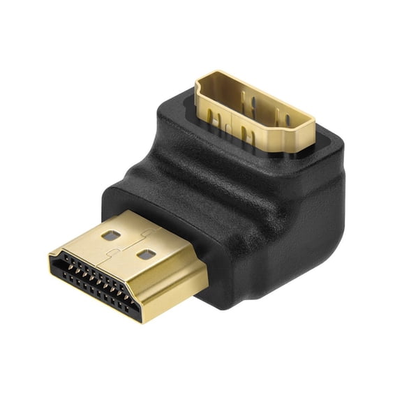 Monoprice HDMI Port Saver (Male to Female) | 90-Degree