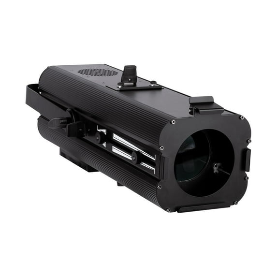 Monoprice High Definition 200-Watt RBGW 4-in-1 LED Ellipsoidal Stage Light with Manual Zoom, For Theaters, Clubs, Churches, Conventions - Stage Right Series