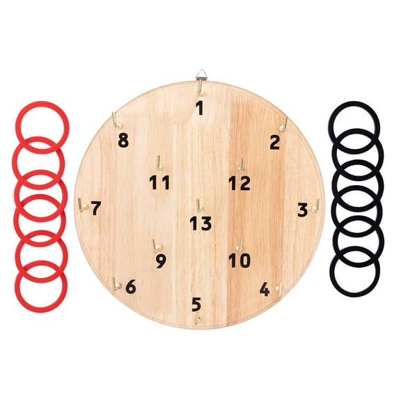 Monoprice Hook and Ring Toss Game, Perfect for Tailgating, BBQs, Camping, Outdoor Events, Parties - Pure Outdoor Collection