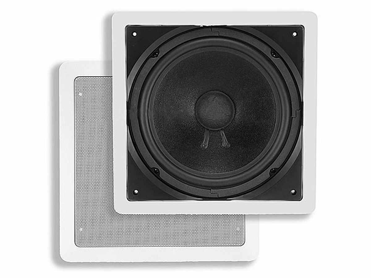 Monoprice In-Wall Passive Subwoofer - 10 Inch (Single) 200 Watts Maximum - Aria Series - image 1 of 5