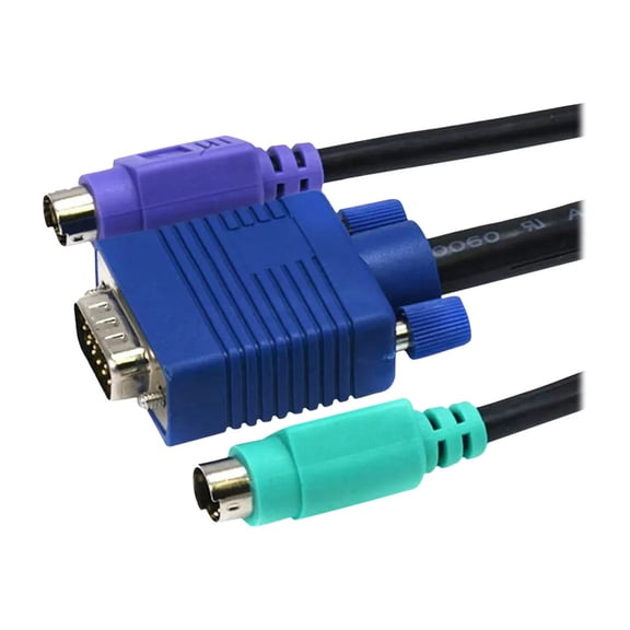 Monoprice, Inc. Cablessvga Ps/2 M/m10ft (black)