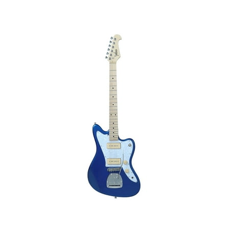 Monoprice Offset OS40 DLX Plus Alder Electric Guitar with Gig Bag, Alder Body, Soapbar Pickups, Maple Neck - Indio Series