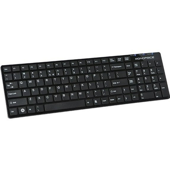 Monoprice K3 Chocolate Style USB Keyboard, Black
