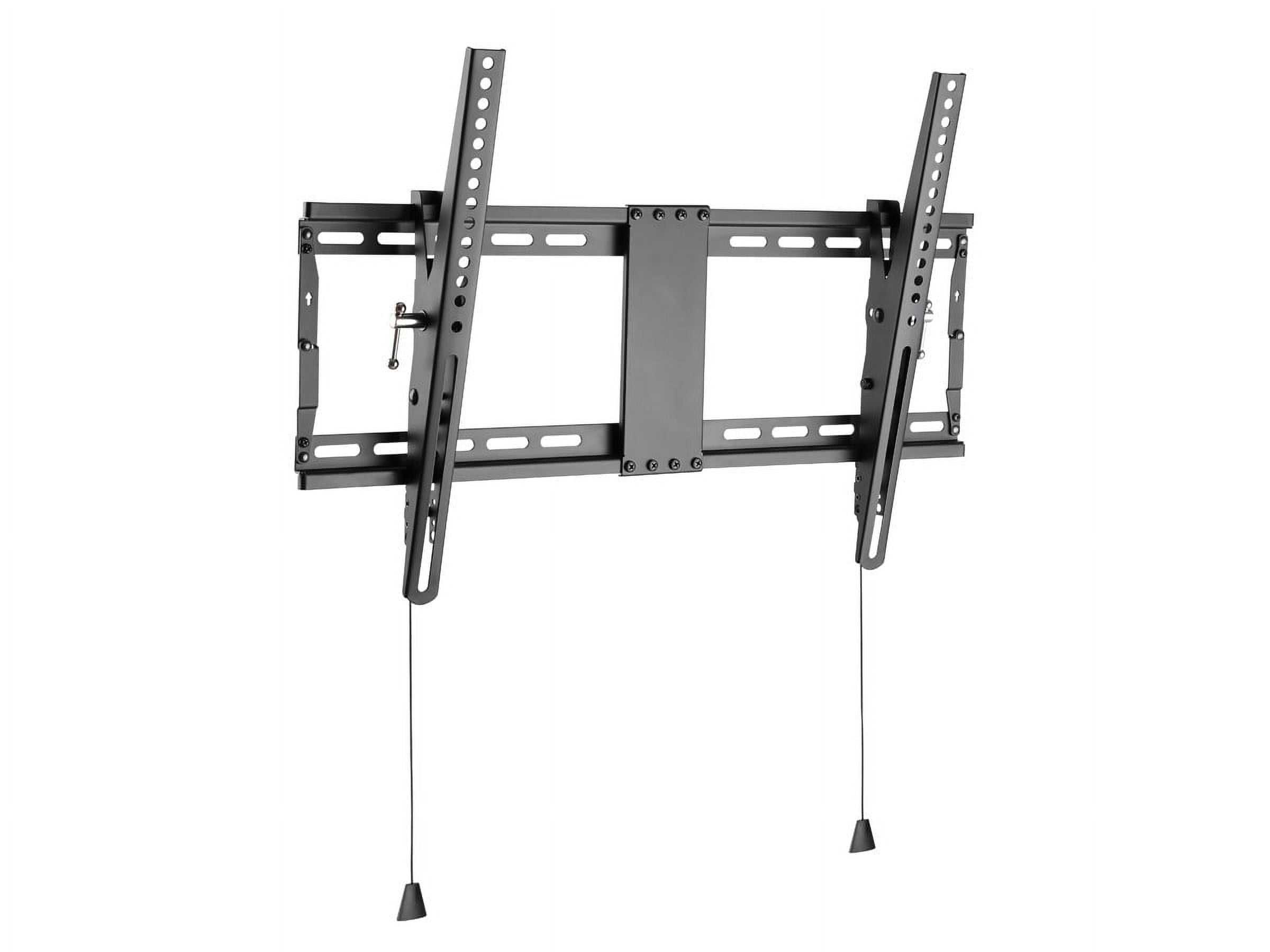 Monoprice Low Profile Tilt TV Wall Mount Bracket For LED TVs 37in to 80in, Max Weight 154 lbs, VESA Patterns Up to 600x400, Fits Curved Screens - EZ Series