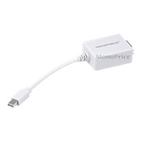Monoprice MDP-M-VGA-F Mini Display Port to VGA Adapter White