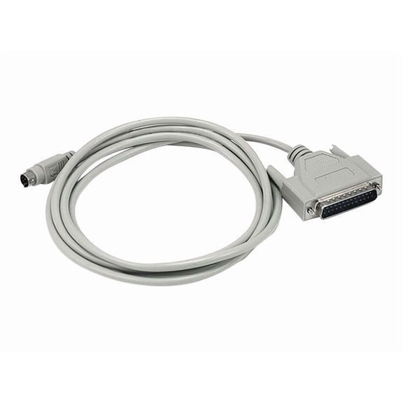 Monoprice Mac+/Modem Cable - 6 Feet - Beige | MDIN8 Male/DB25 Male