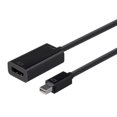 thumbnail image 1 of Monoprice Mini DisplayPort 1.2a / Thunderbolt to 4K HDMI Passive Adapter - Black, 1 of 4
