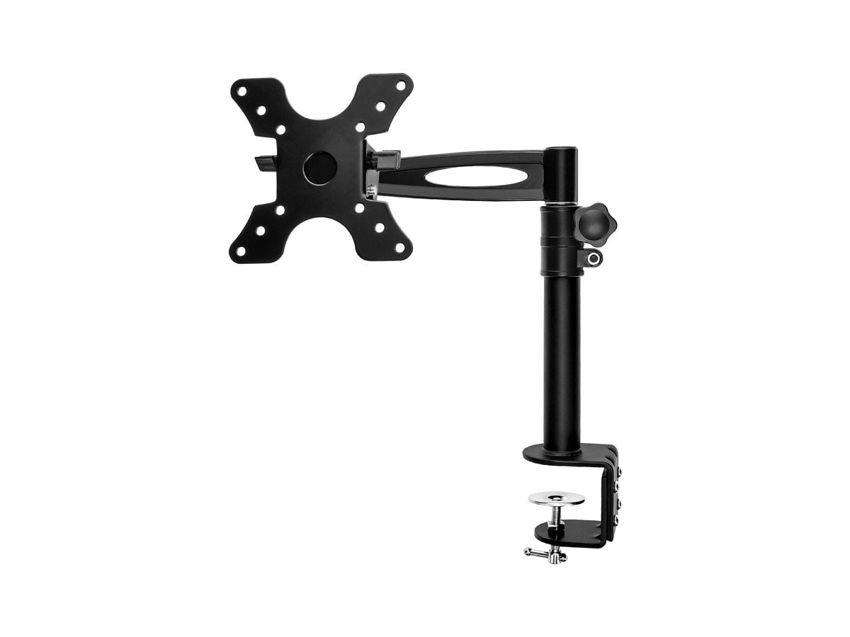 Monoprice 2-Way Adjustable Tilting Desk Mount Bracket - Black For 13-30 ...