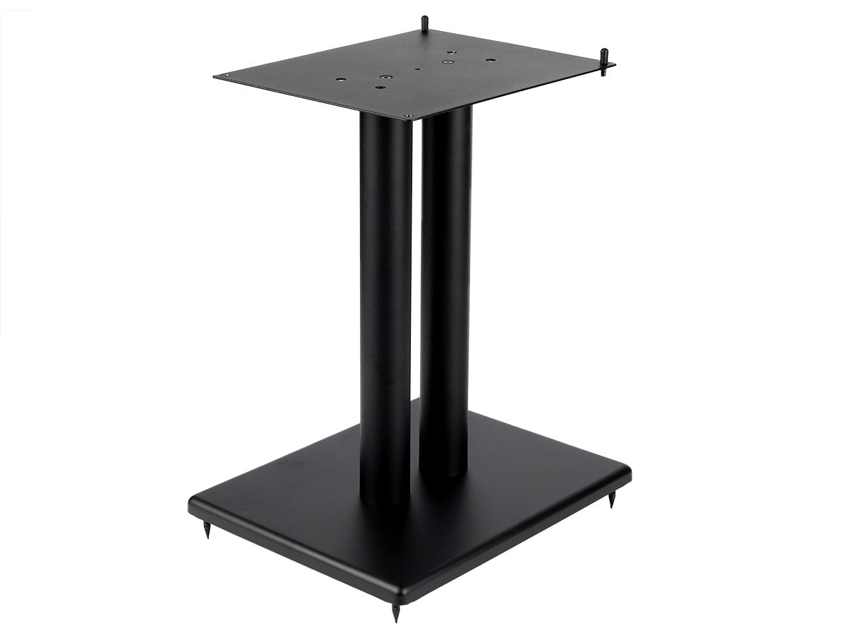 Monolith 18in Black Steel Speaker Stand with Adjustable Top Plate